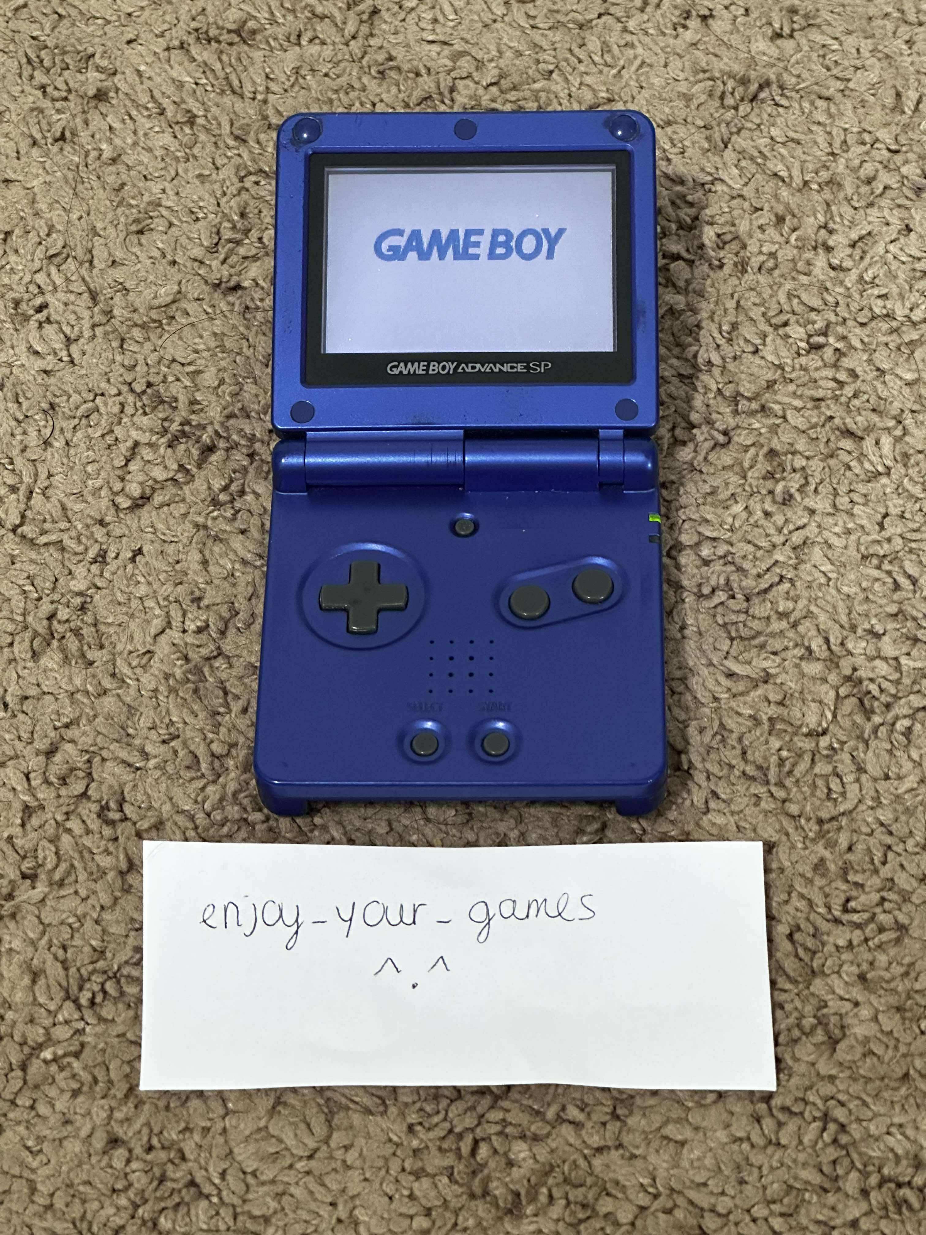 Nintendo Game Boy Advance GBA SP AGS-001 Console w Charger - SHIP IN 1-DAY