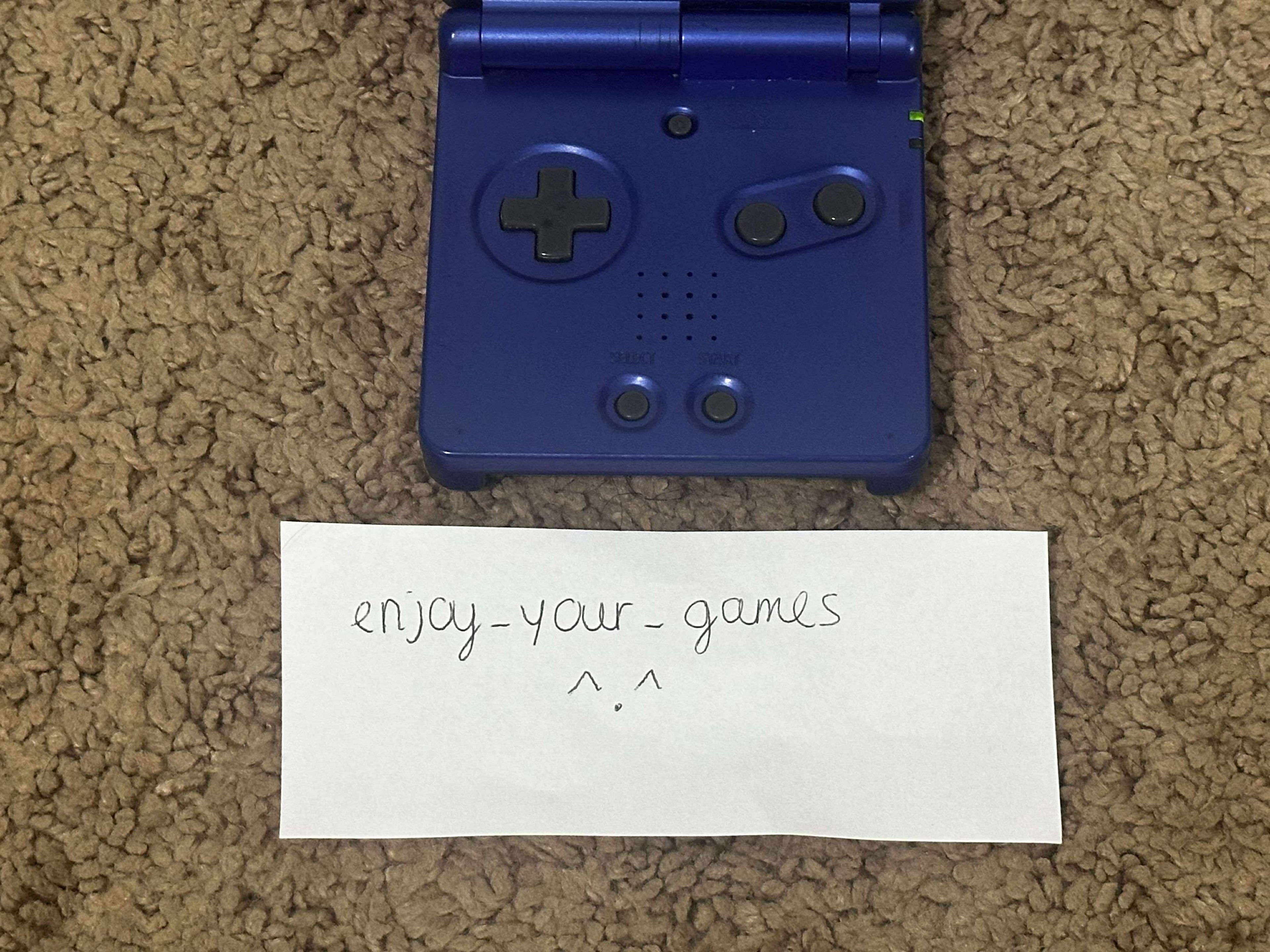 Nintendo Game Boy Advance GBA SP AGS-001 Console w Charger - SHIP IN 1-DAY