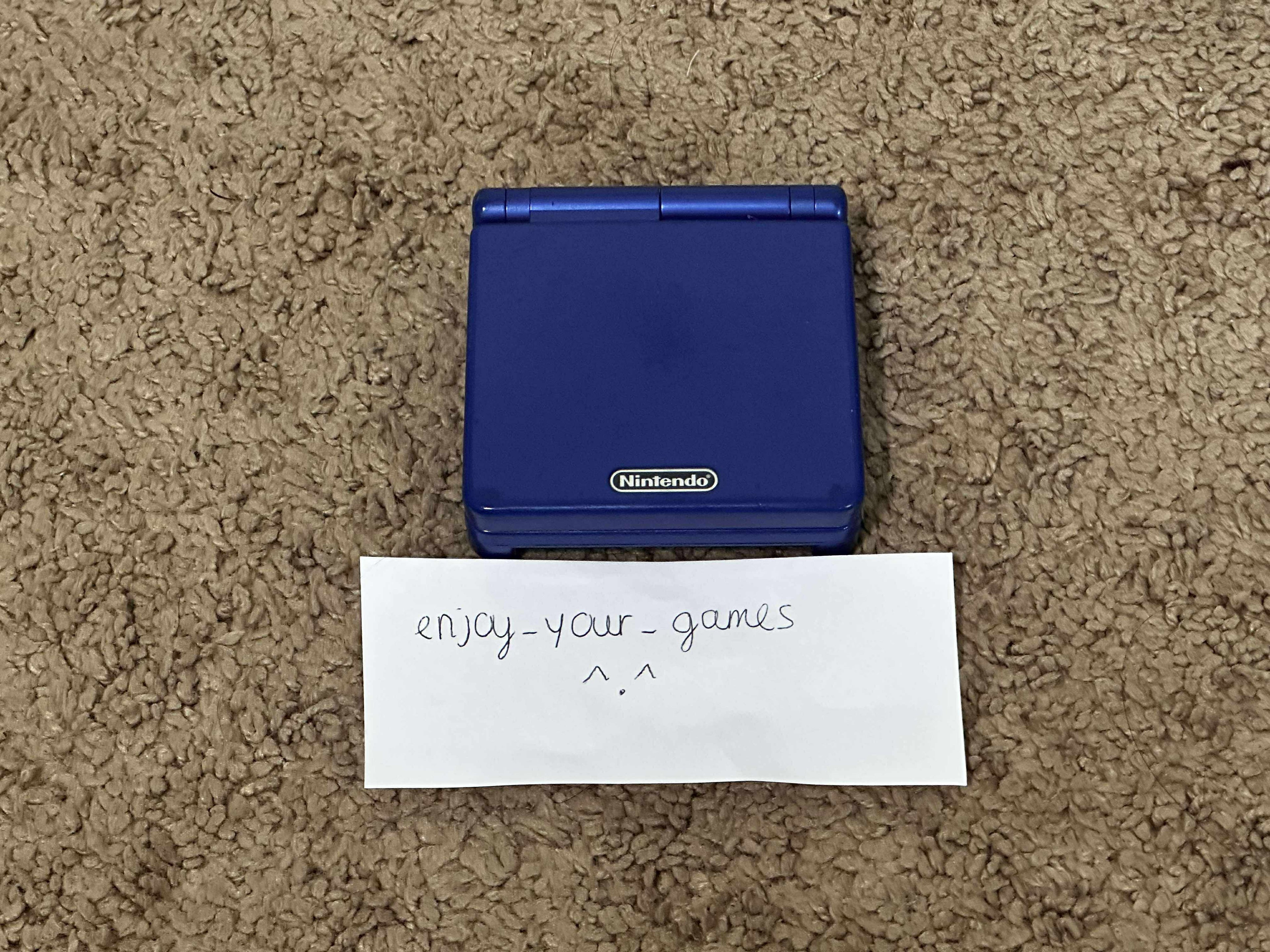 Nintendo Game Boy Advance GBA SP AGS-001 Console w Charger - SHIP IN 1-DAY