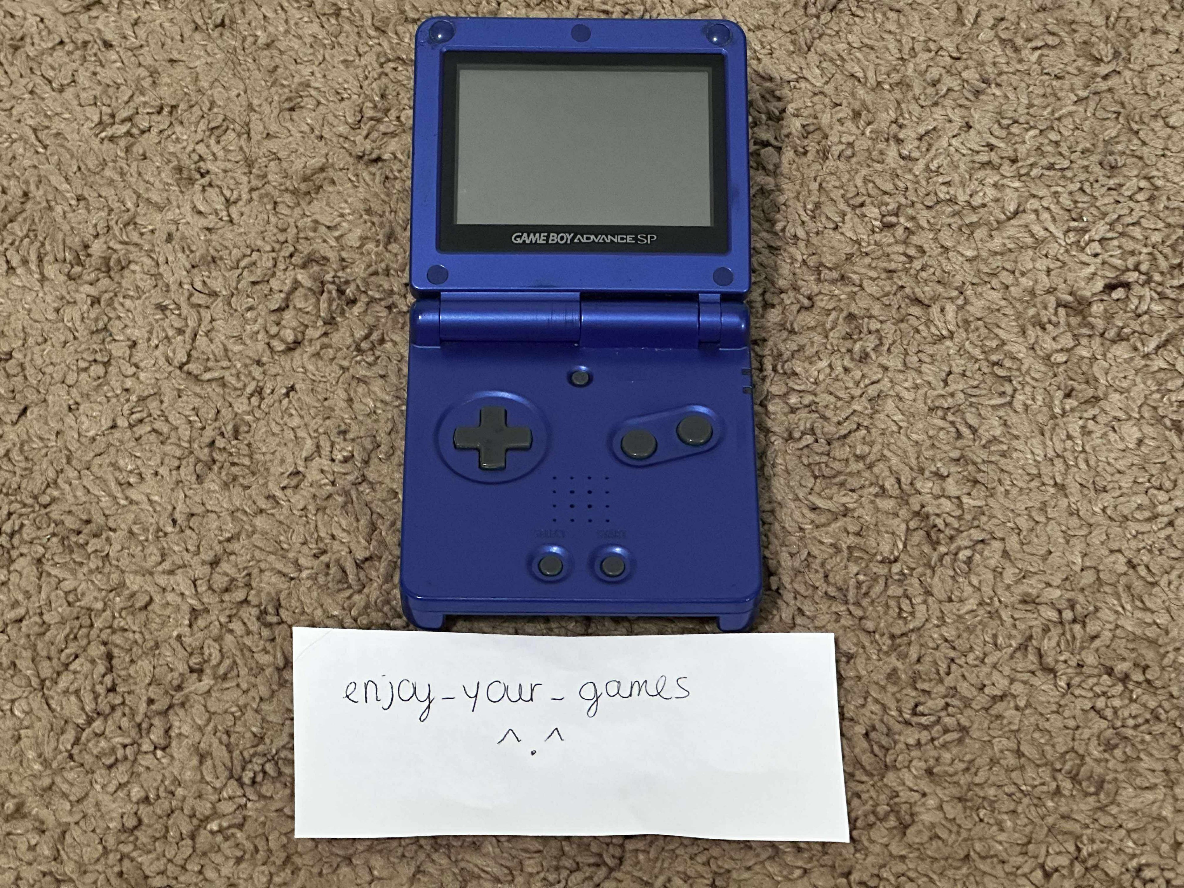 Nintendo Game Boy Advance GBA SP AGS-001 Console w Charger - SHIP IN 1-DAY