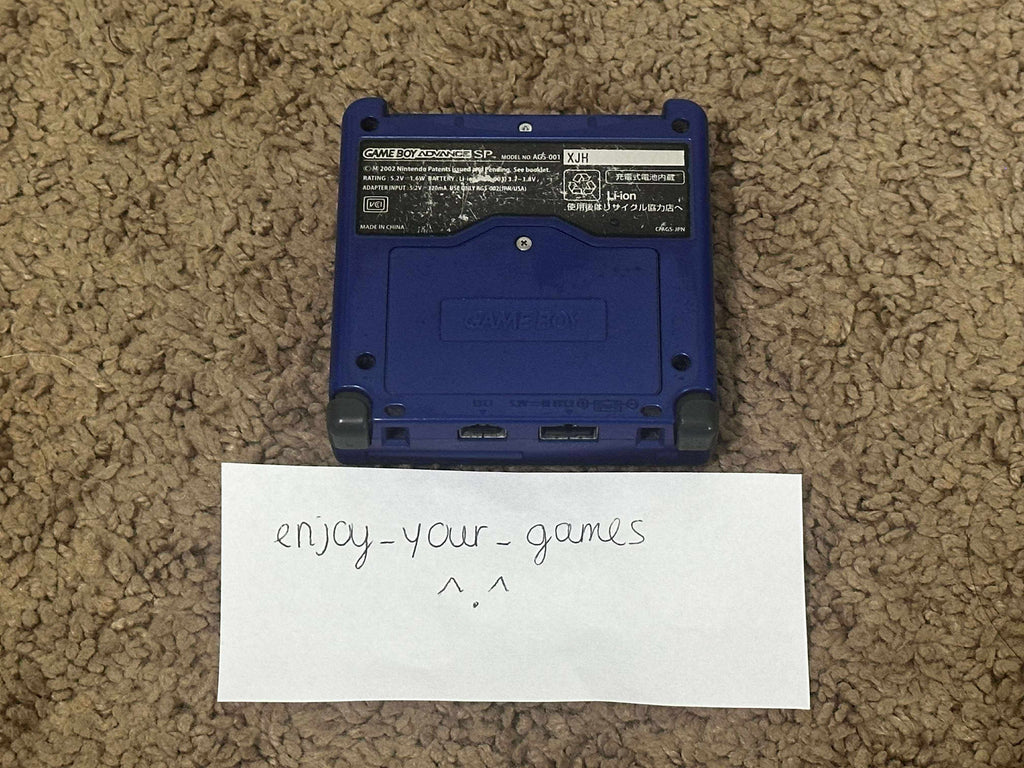 Nintendo Game Boy Advance GBA SP AGS-001 Console w Charger - SHIP IN 1-DAY