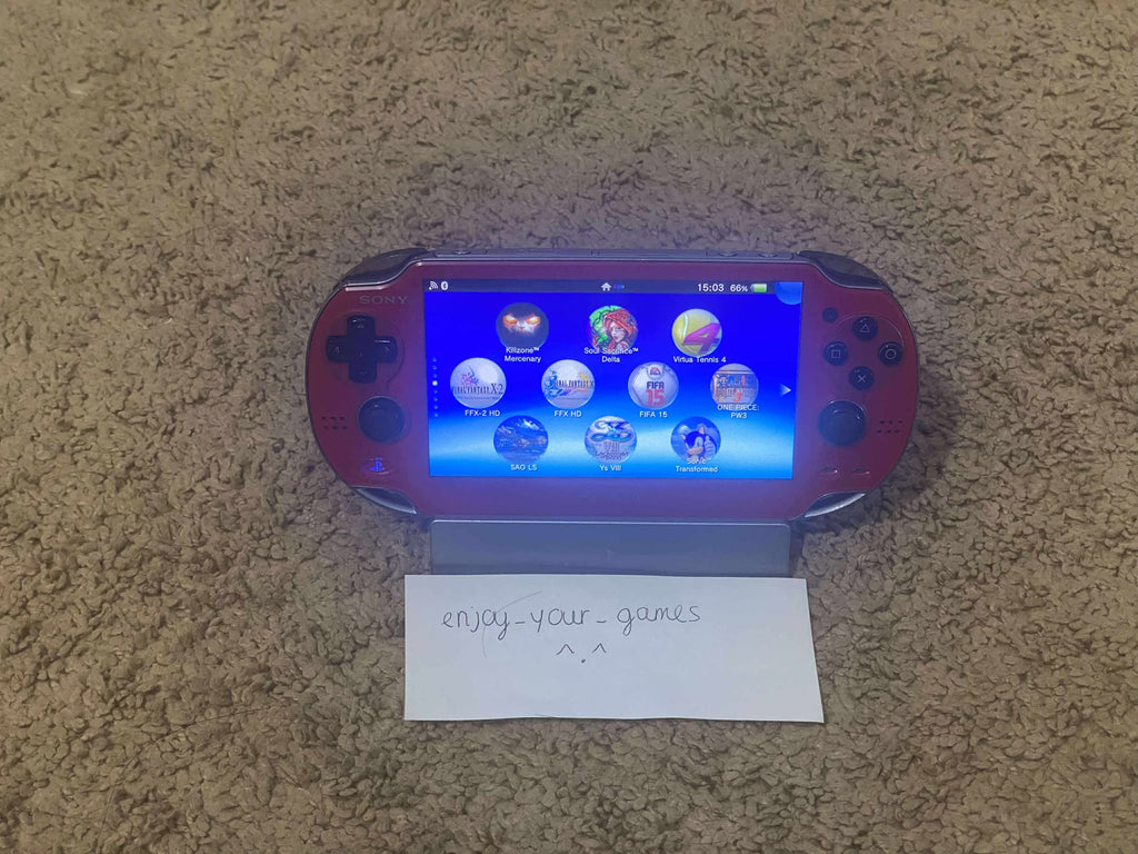 Sony PlayStation PS Vita OLED PCH-1000 Firmware FW 3.65, 128GB, +5000 Games - SHIP IN 1-DAY