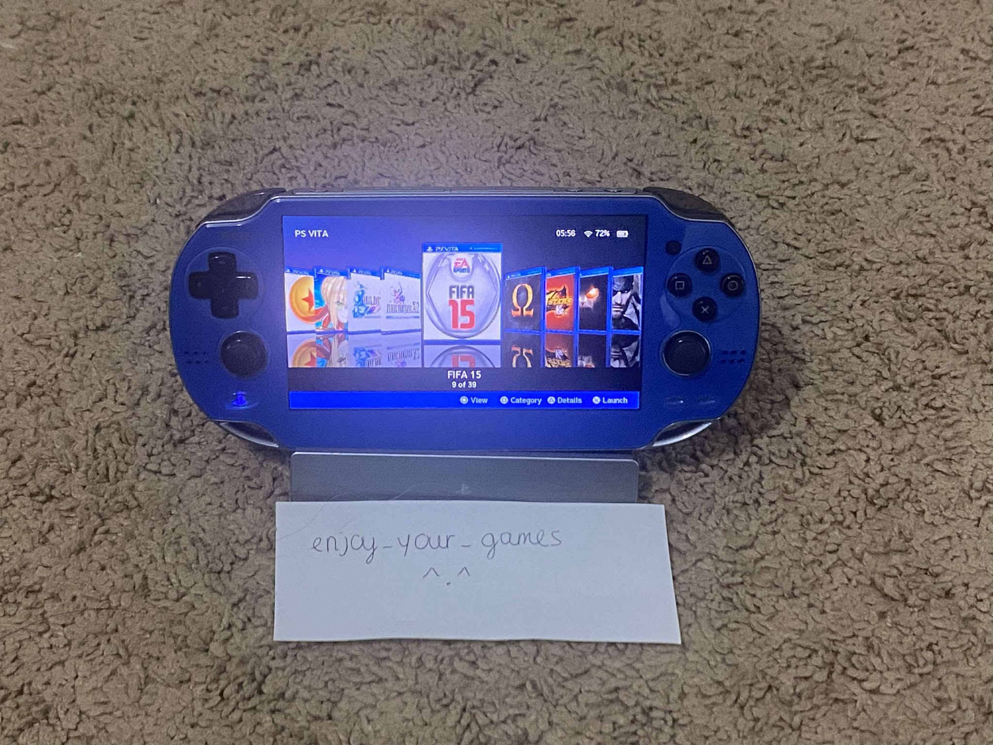 Sony PlayStation PS Vita OLED PCH-1000 Firmware FW 3.65, 128GB, +5000 Games - SHIP IN 1-DAY