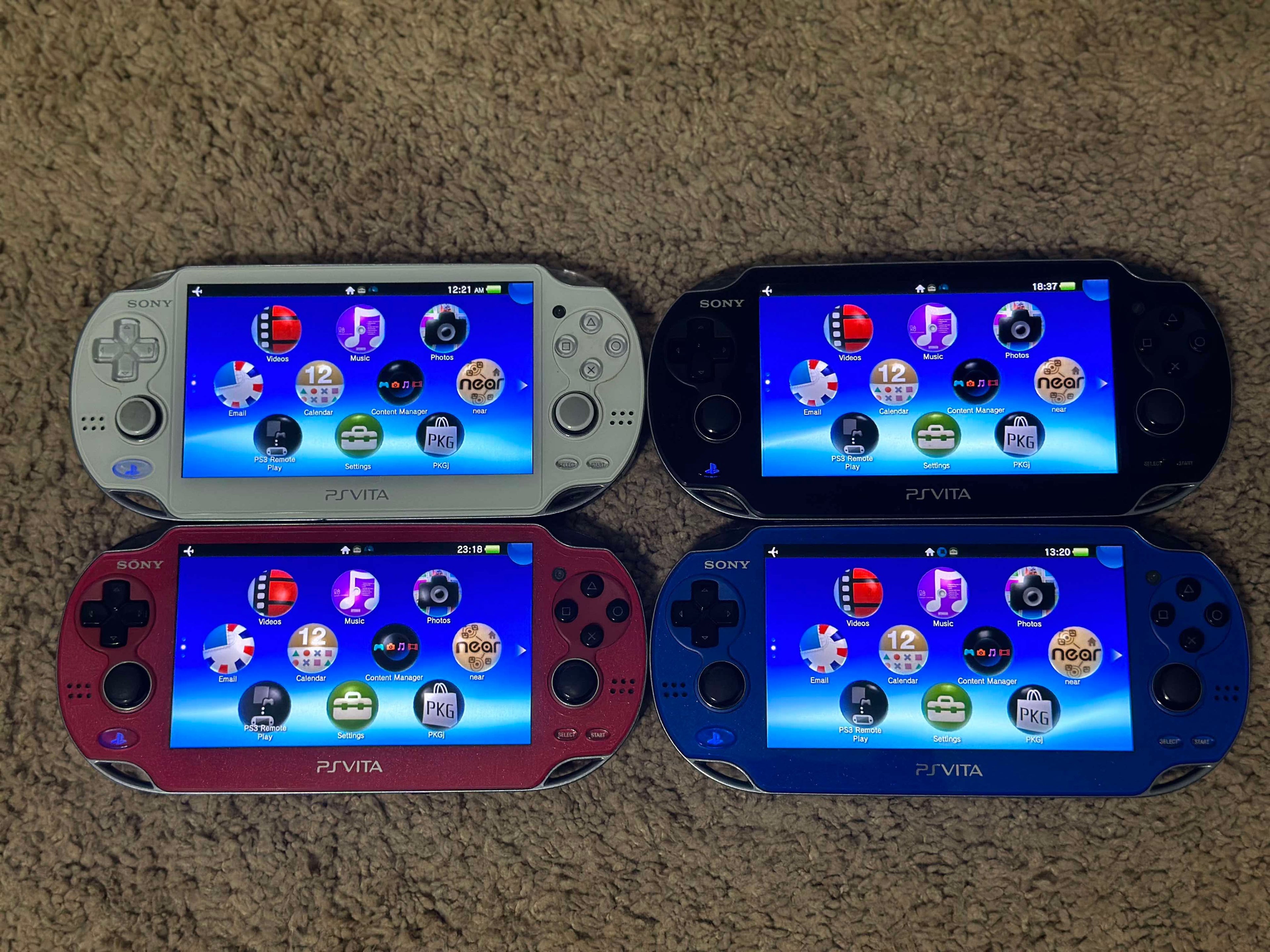 Sony PlayStation PS Vita OLED PCH-1000 Firmware FW 3.65, 128GB, +5000 Games - SHIP IN 1-DAY